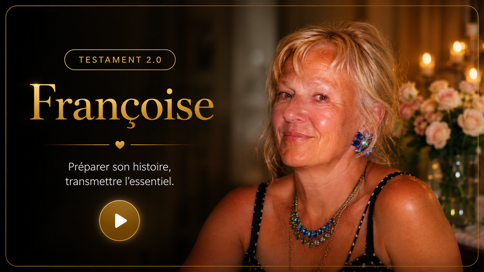 Vignette vidéo Testament 2.0 Françoise